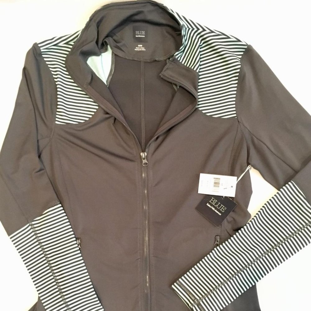 Saks Fifth Avenue BLUE Med Zip Up